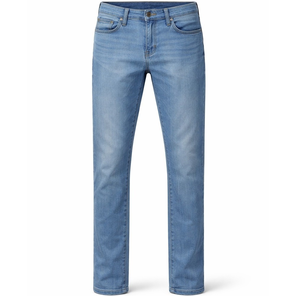 J.Crew Mercantile Slim Jeans Mens 32x32 Light Wash Blue K7752 Stretch Denim